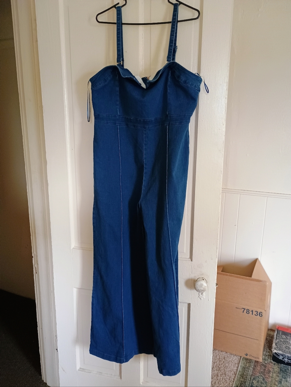 Flying Tomatos Los Angeles Denim Jumpsuit Excellent Condition Boho Chic